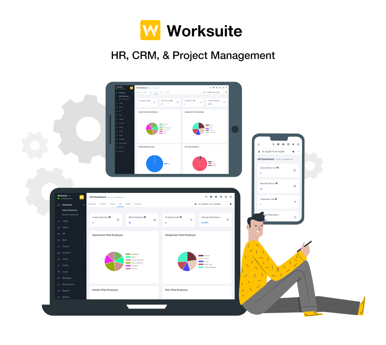 WORKSUITE - HR, CRM and Project Management - 13