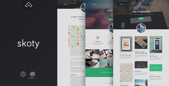 Skoty - Responsive Multipurpose Blogging Theme