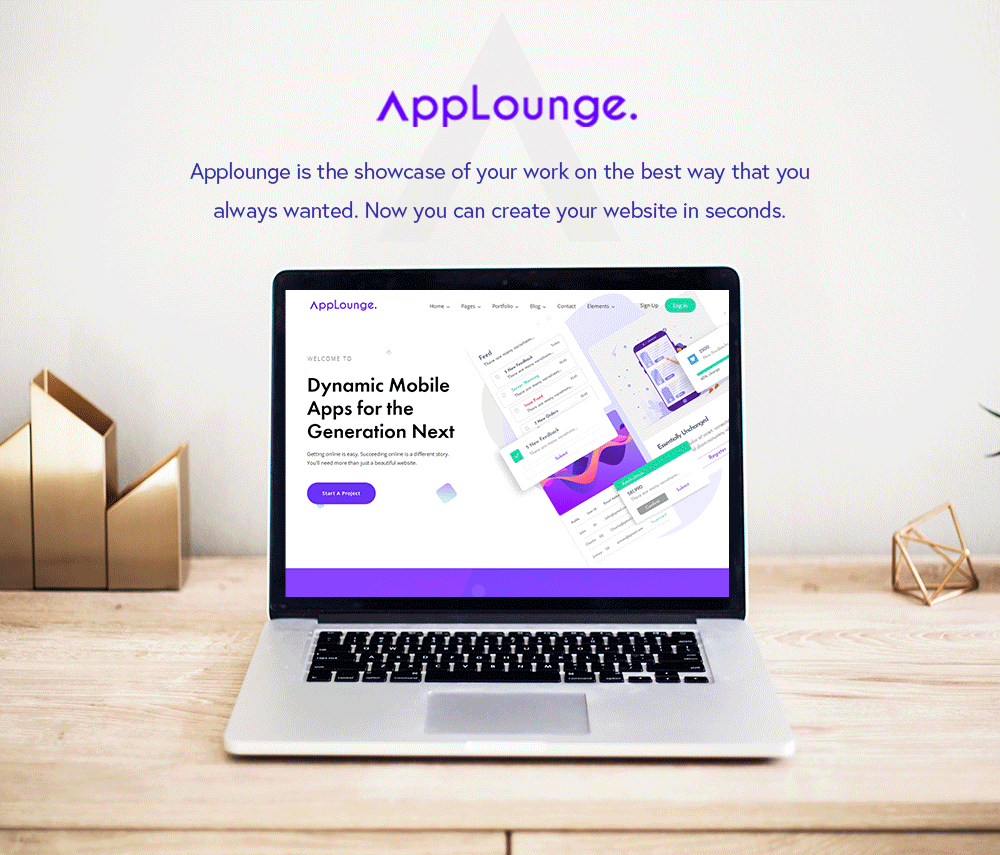 Applounge Presentation Header