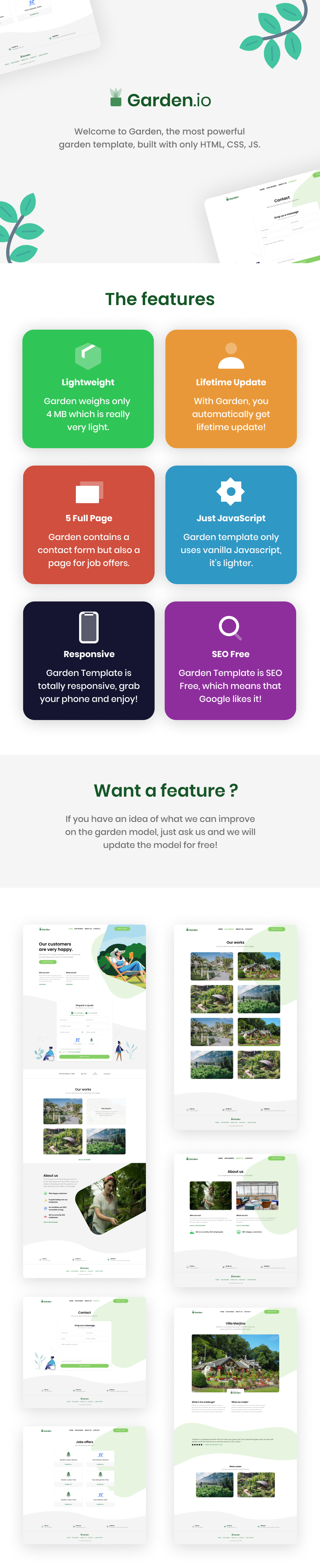 Garden.io -  Gardening and Landscaping - 1