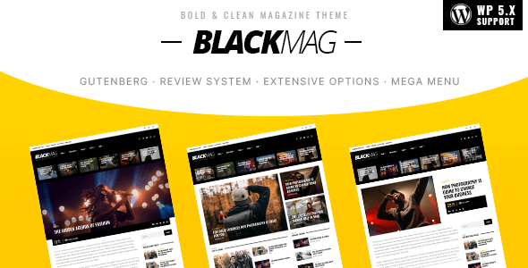 Blackmag - Multi-purpose Magazine Theme