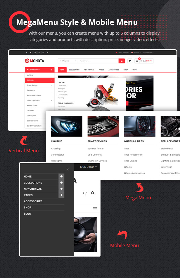 Monota - Opencart Theme