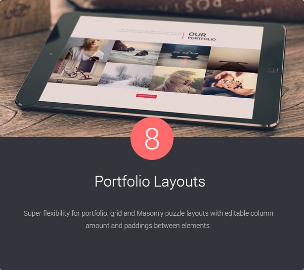 8 Portfolio Layouts