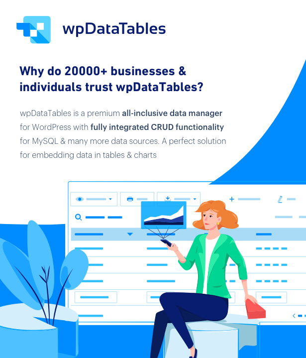 wpDataTables - Tables and Charts Manager for WordPress