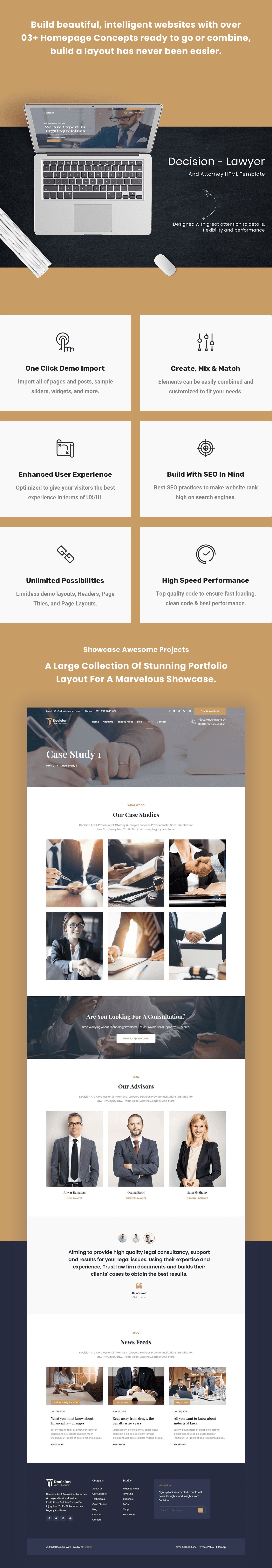 Decision - Law & Lawyer WordPress Theme - 4