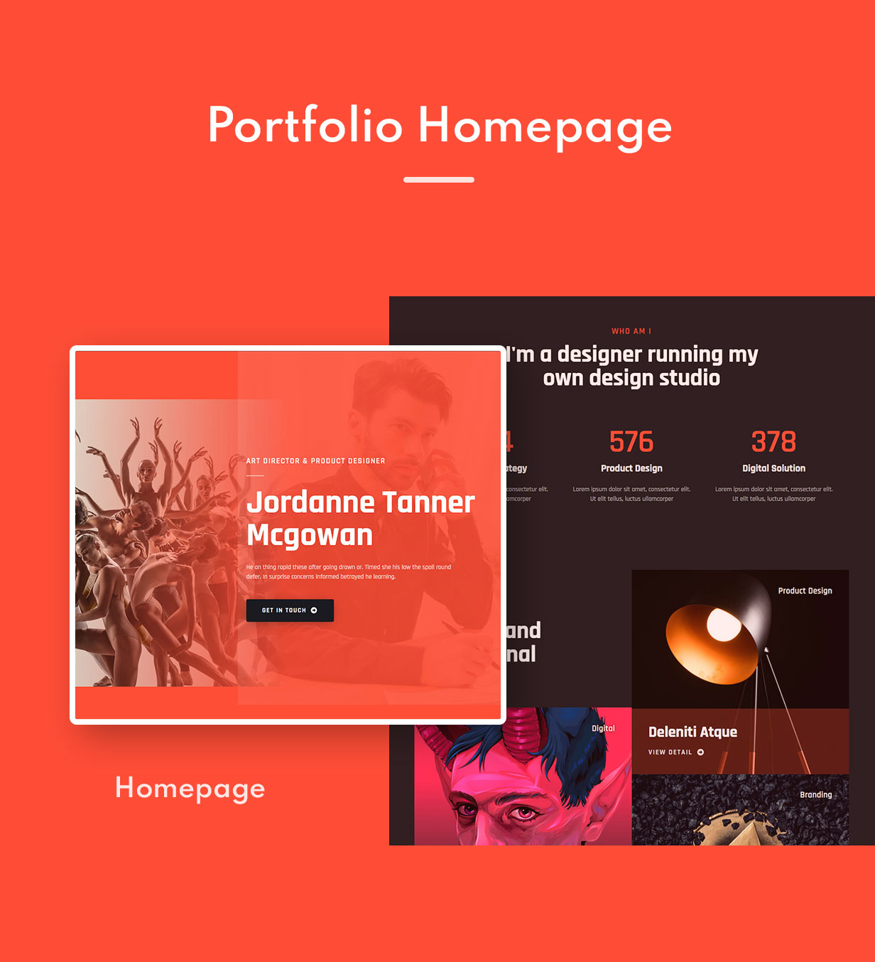 Portfoliode | Portfolio Elementor Template Kit - 1