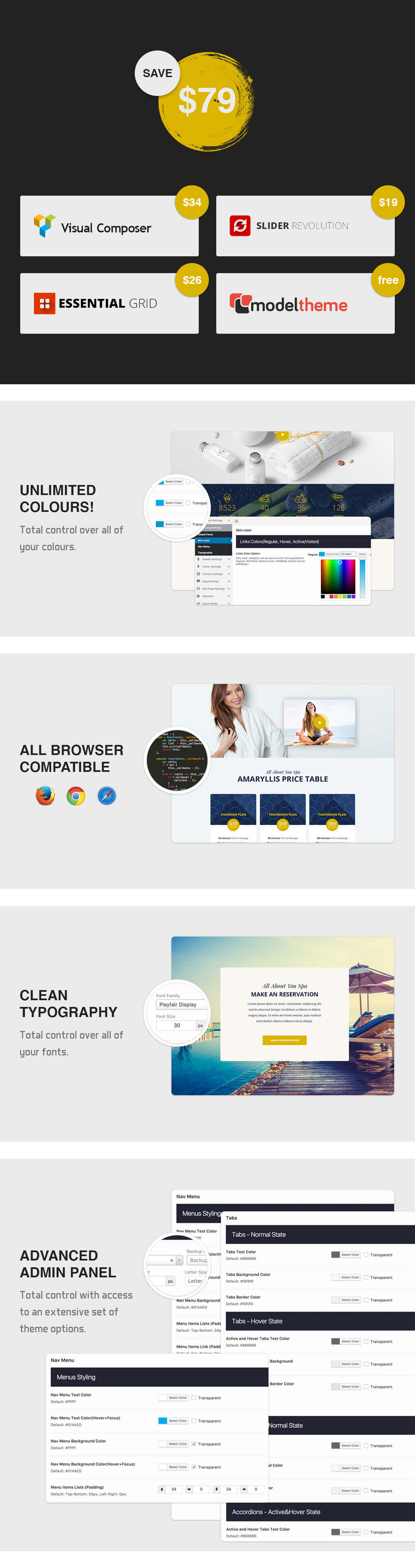 Amaryllis - Beauty/Spa WordPress Theme - 2