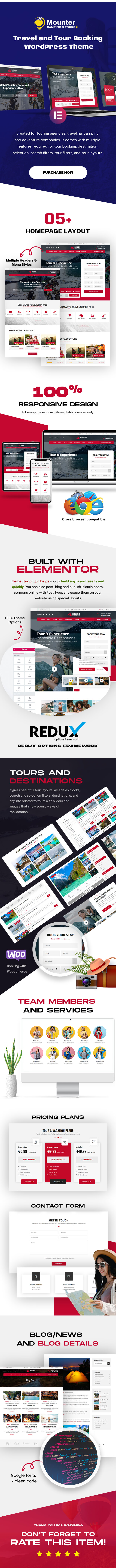 Mounter - Travel Agency WordPress Theme 