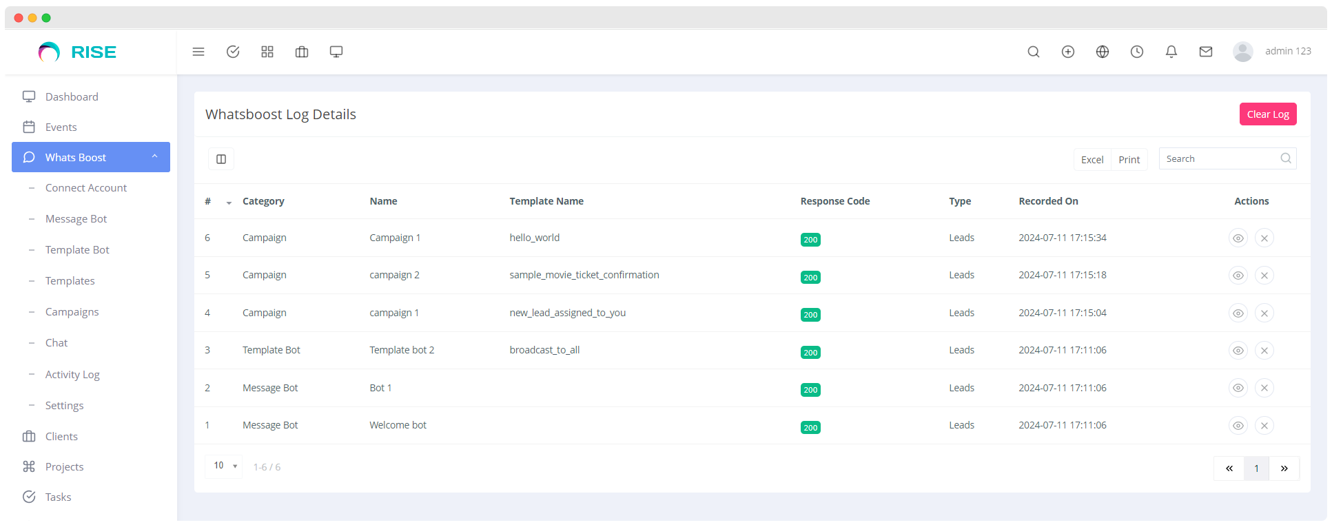 WhatsBoost - WhatsApp Marketing, Bot & Chat Plugin for Rise CRM - 13