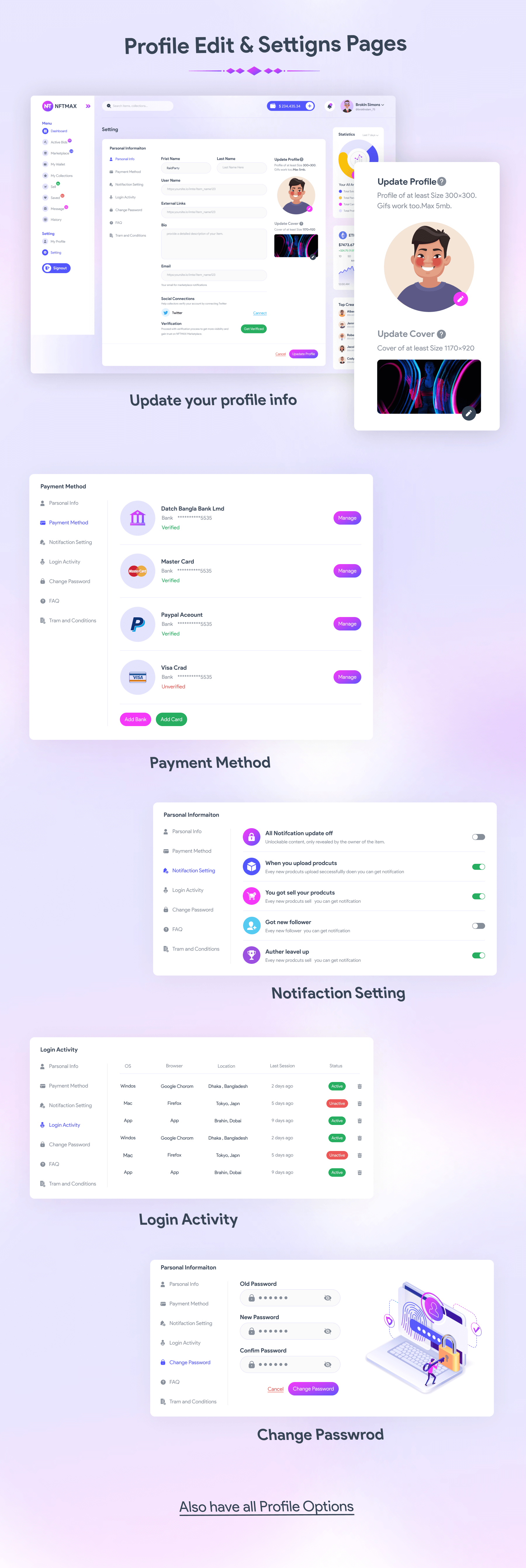 Vue Admin Dashboard Template
