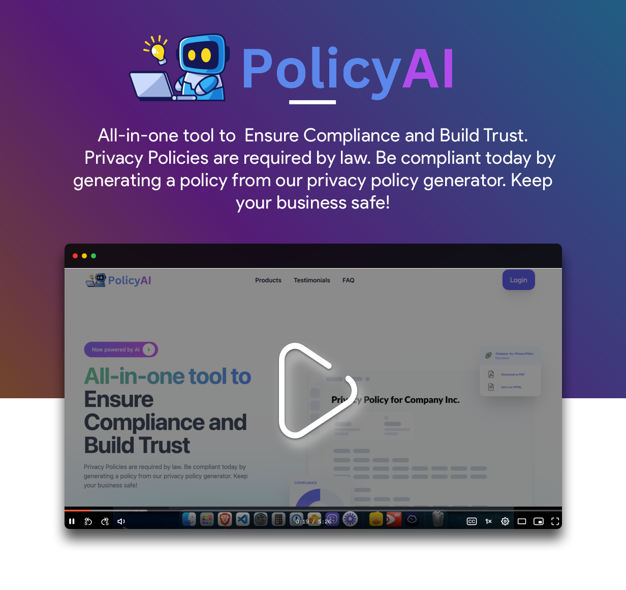 Policy AI - Privacy Policy and more - SaaS - 5