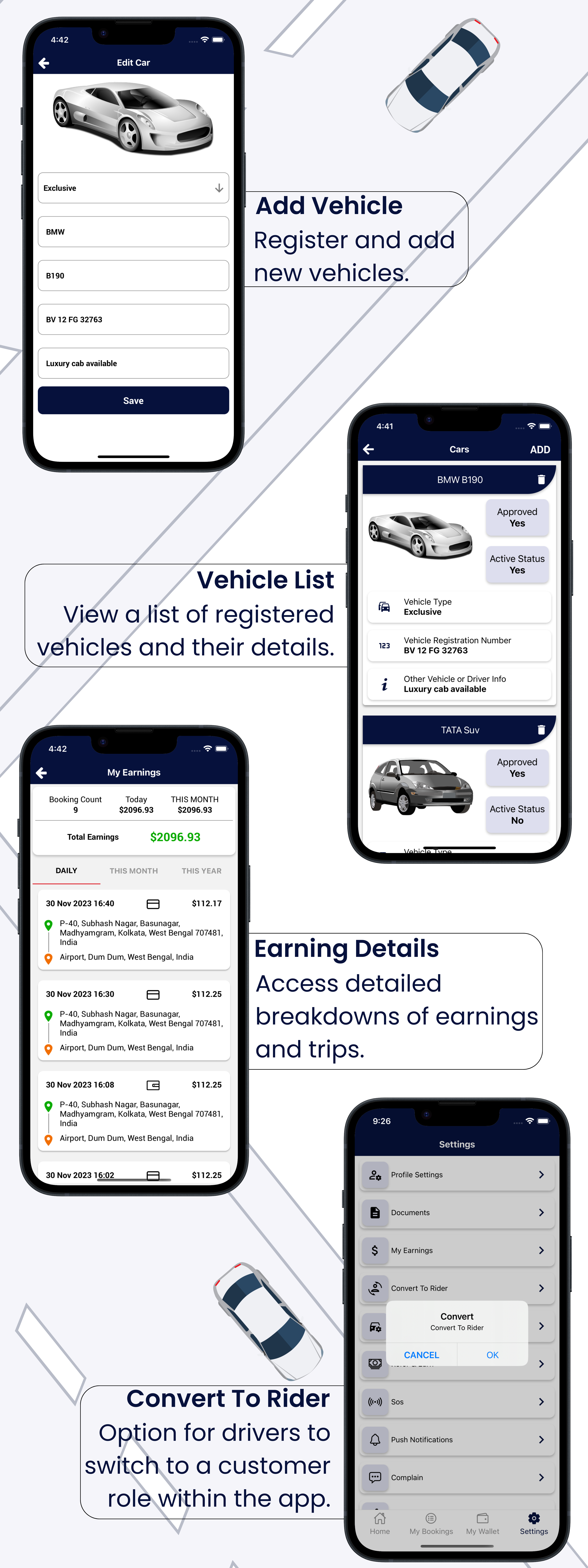 Exicube Taxi App - 10