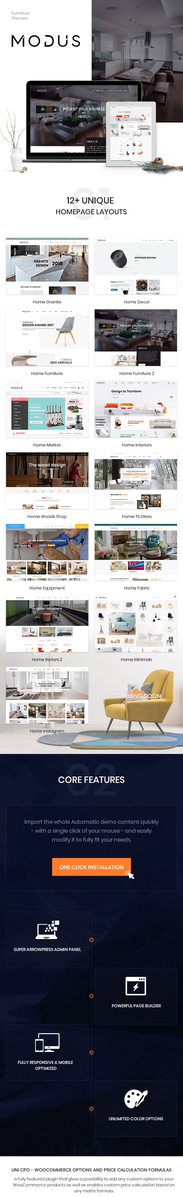 Modus - Modern Furniture WooCommerce Theme - 5