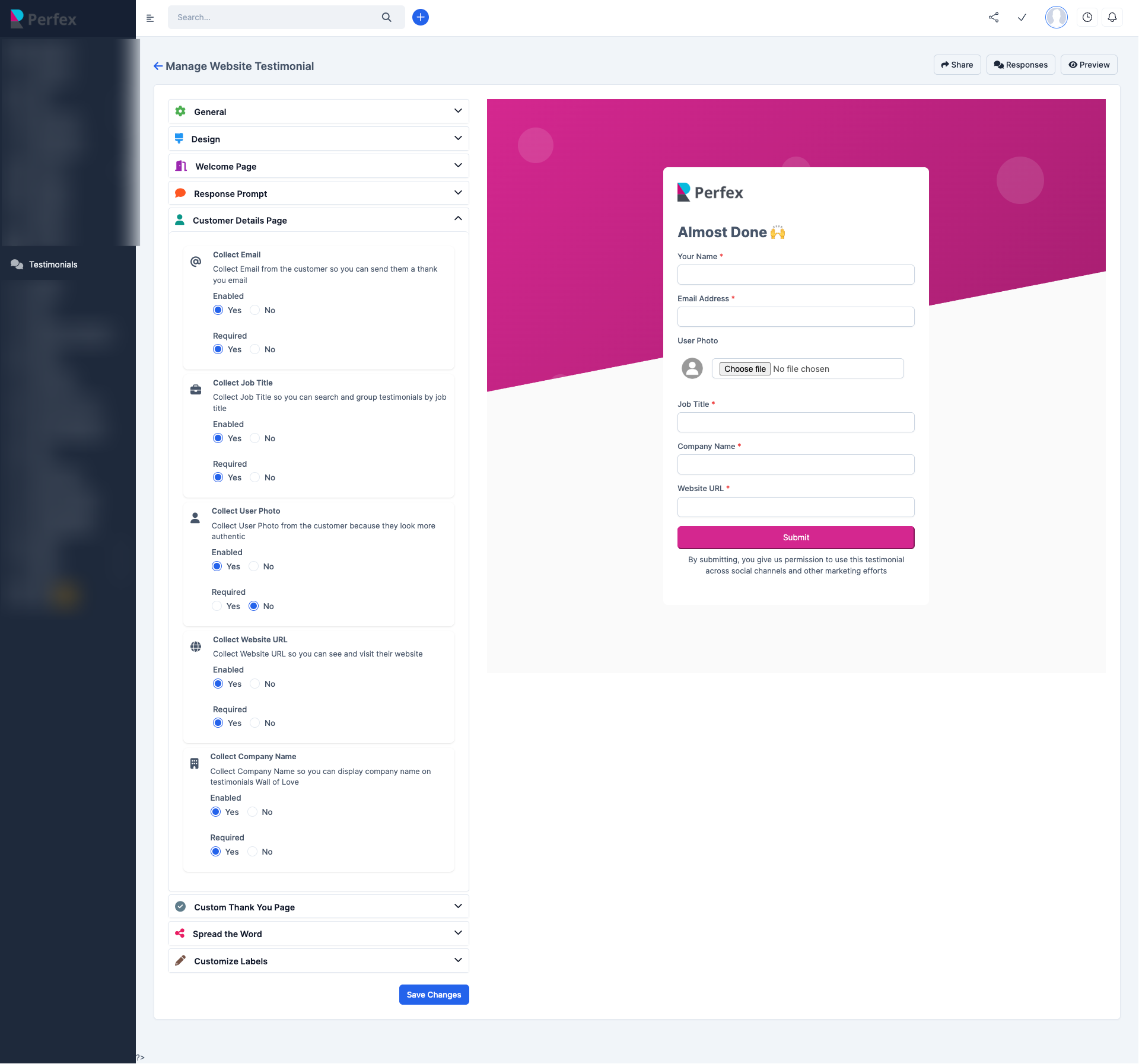 Testimonials and Reviews for Perfex CRM - 1