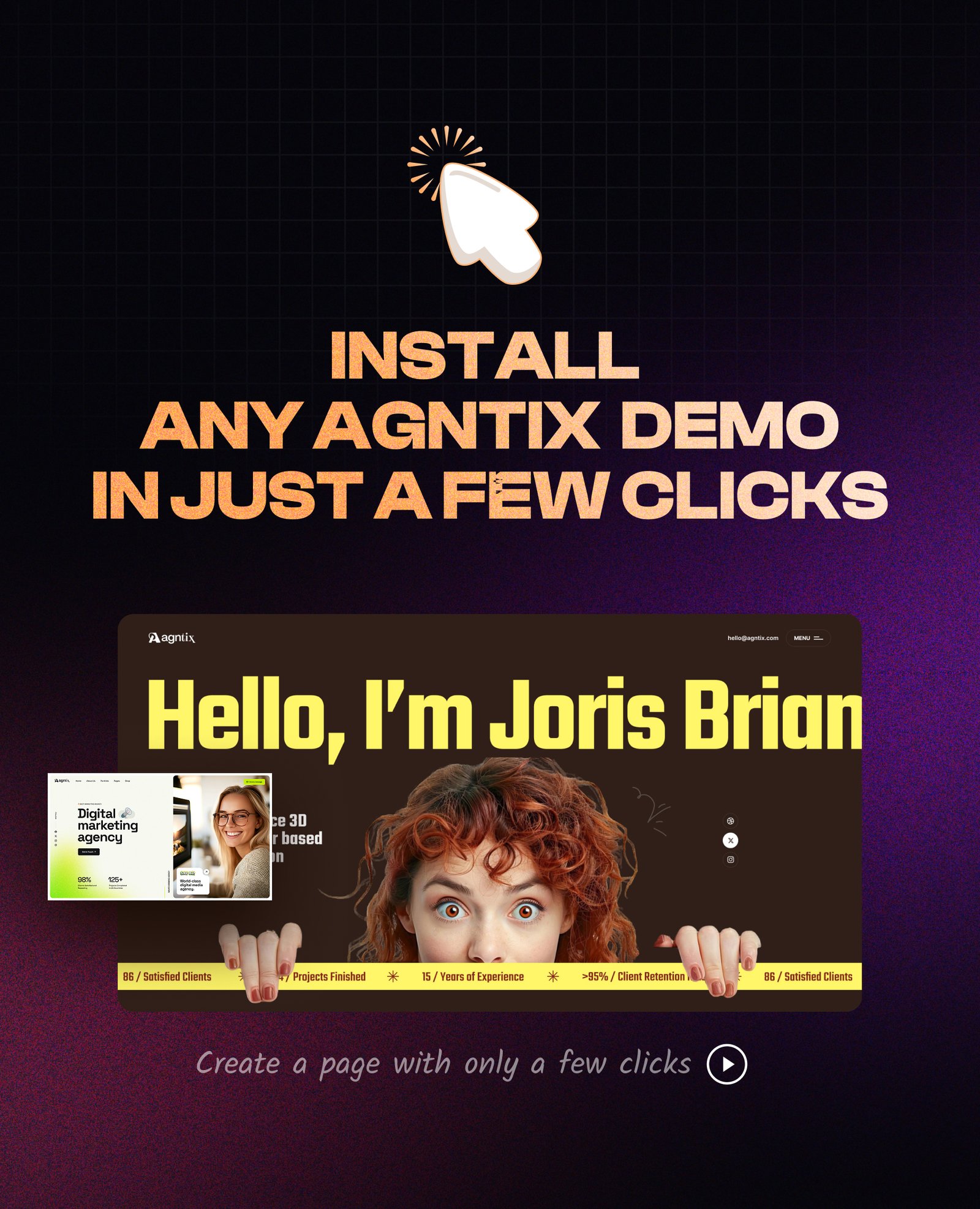 Agntix - Digital Agency & Creative Portfolio WordPress Theme