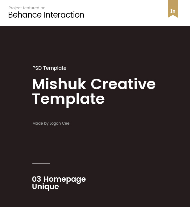 Mishuk - Creative PSD Template - 5