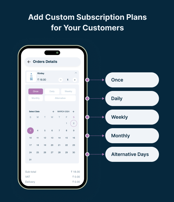 Freshu - Water Subscription App and Delivery eCommerce Flutter Mobile App - 6