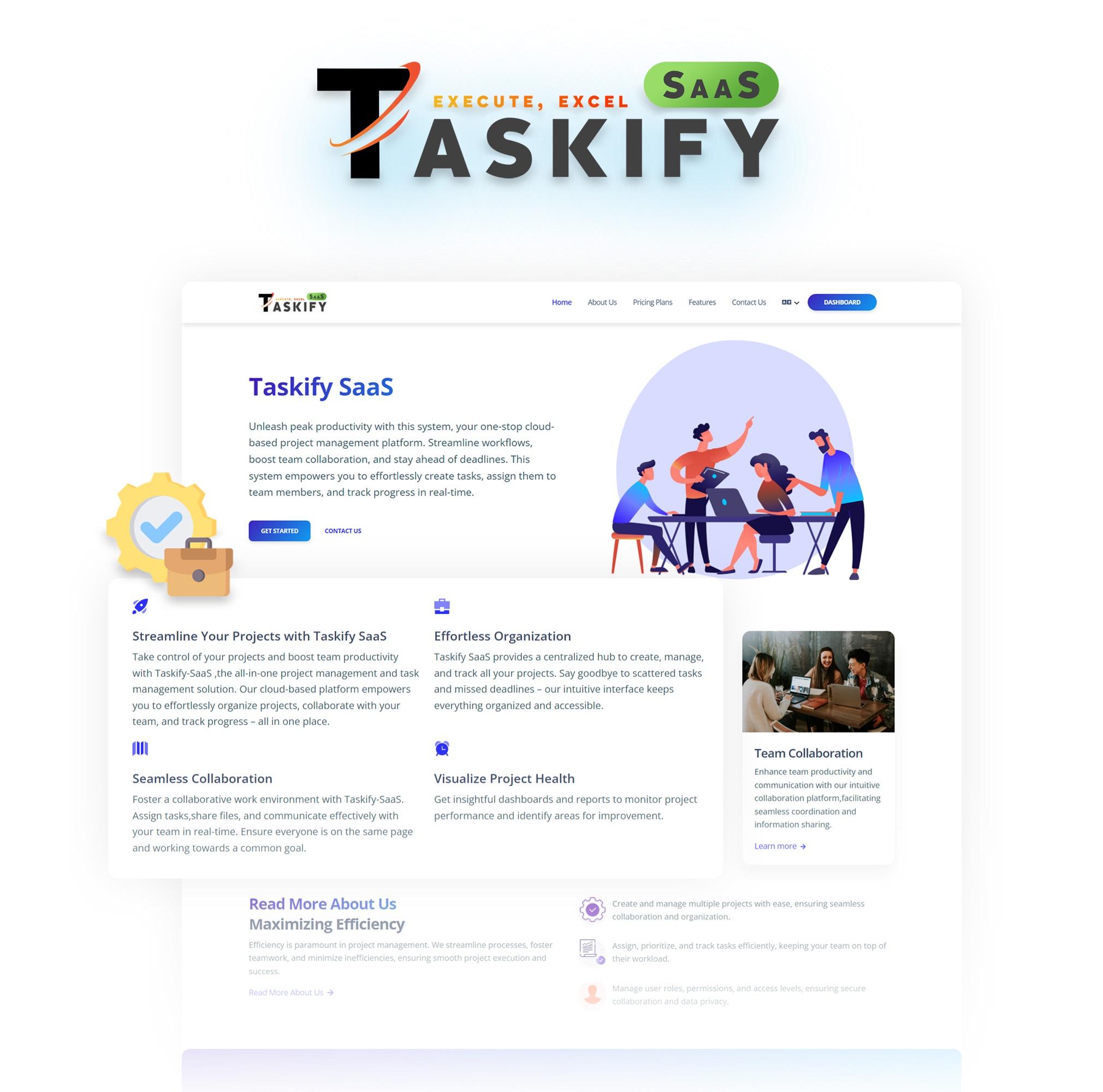 Taskify SaaS - Project Management, Task Management & Productivity Tool