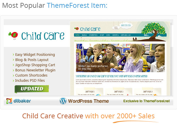 popular childrens wordpress theme
