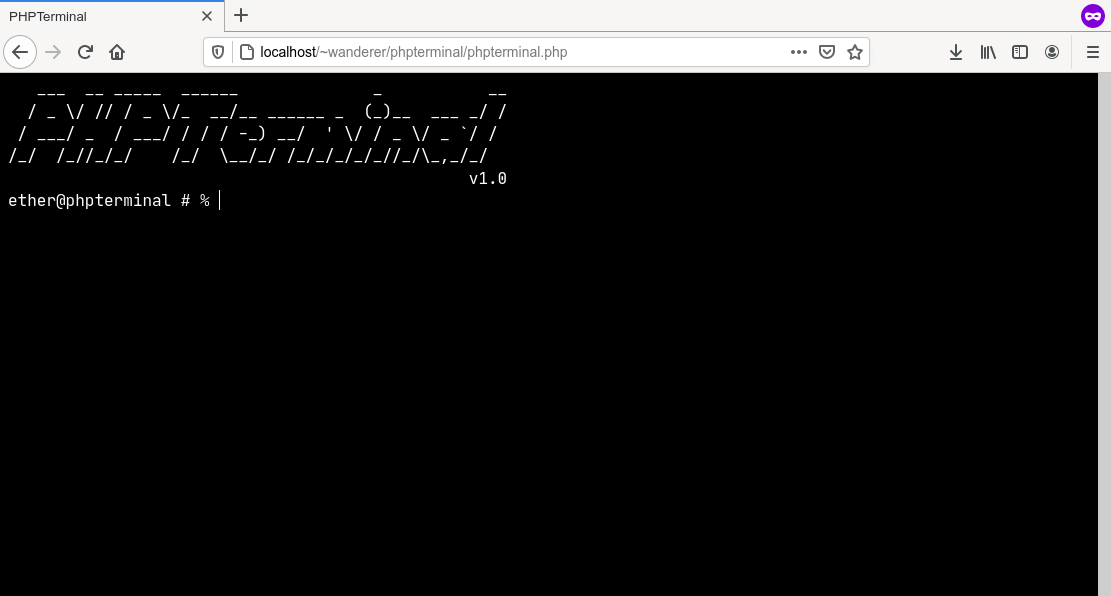 PHPTerminal - Shell-like environment for PHP apps - 1