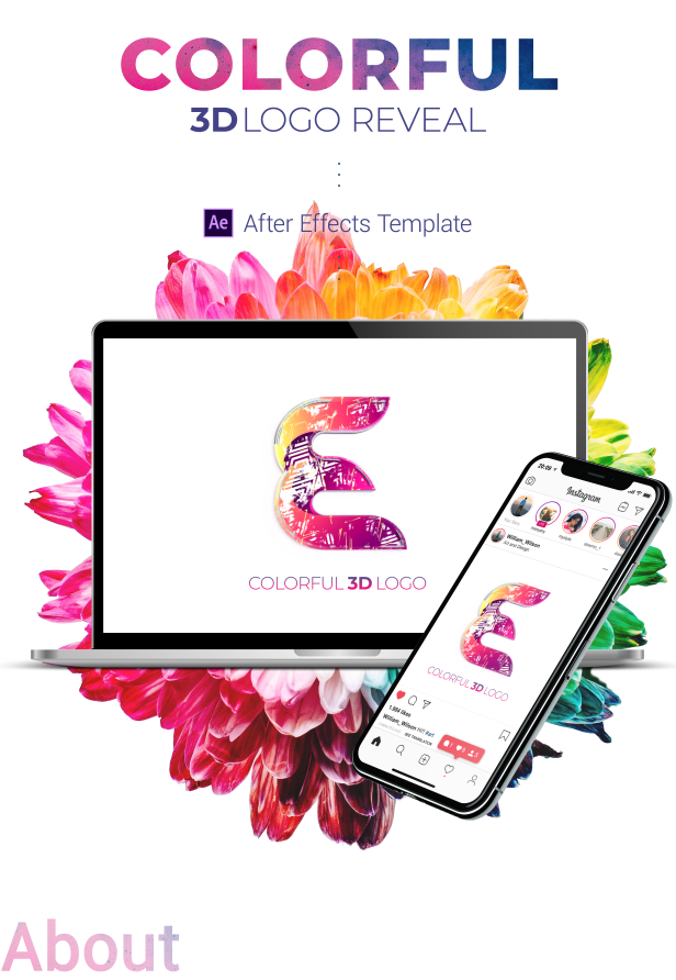 Colorful 3D Logo Reveal 33021950 Videohive