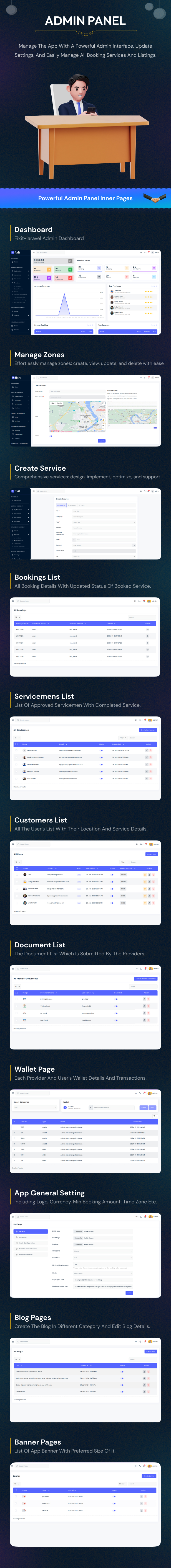 Fixit | Multi Vendor On Demand, Handyman, Home service Flutter App with Admin Complete Solution