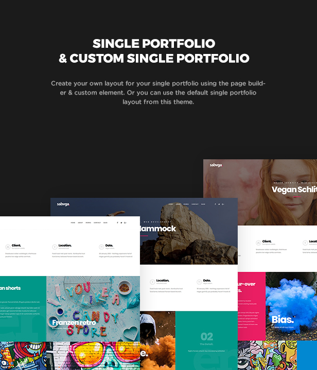 Sabvga - Modern & Creative Portfolio Theme - 5