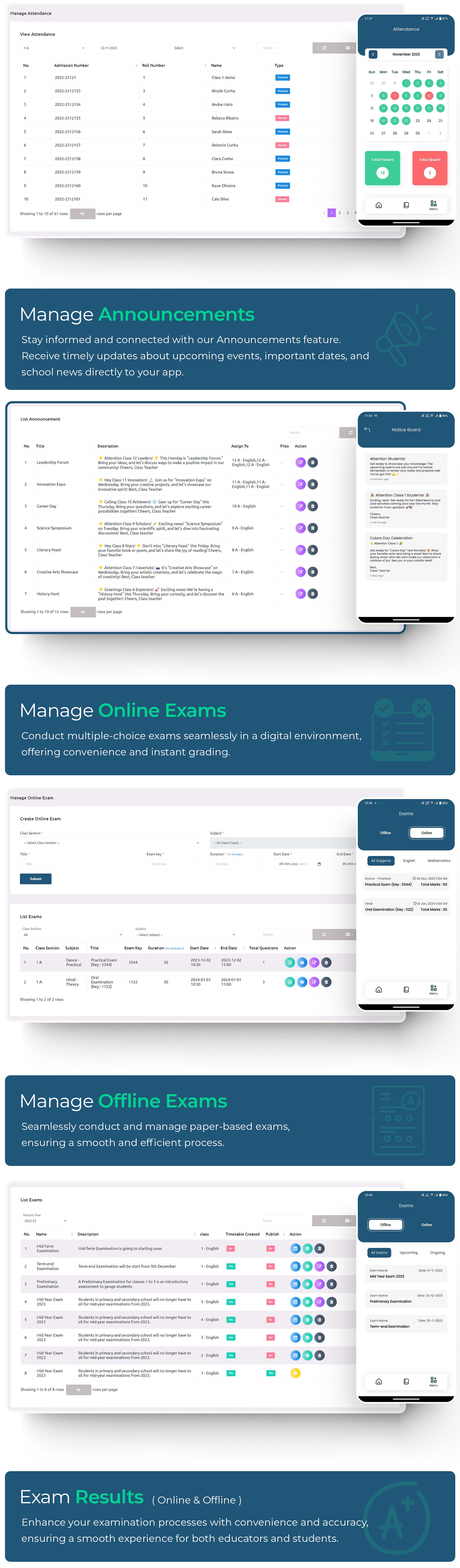 eSchool SaaS - School Management System with Student | Parents Flutter App | Laravel Admin - 19