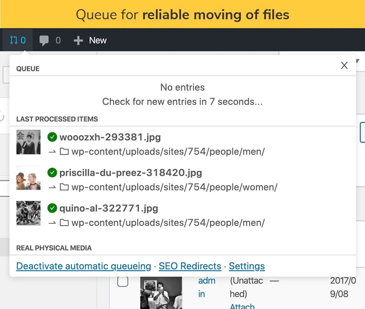 Real Physical Media : Physical Media Folders & SEO Rewrites in WordPress