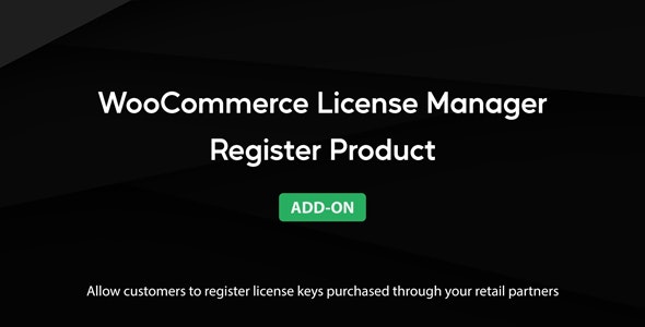 WooCommerce License Manager - 1