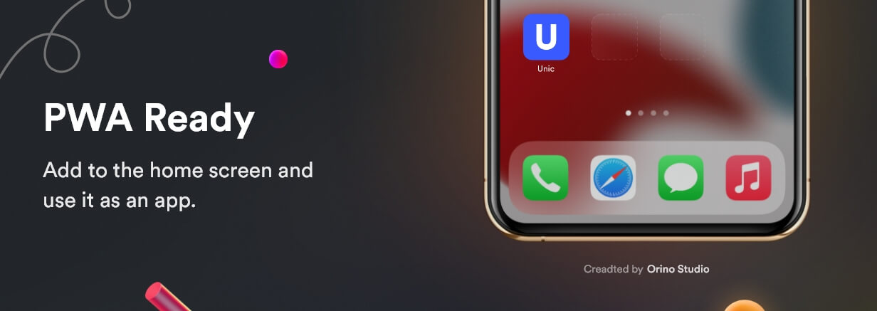 Unic – NFT Marketplace HTML Mobile Template - 12