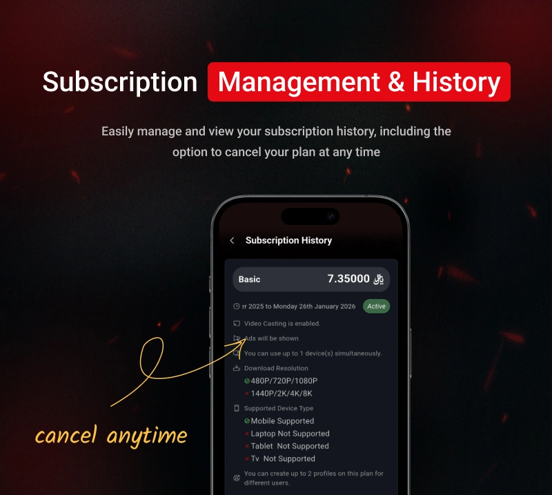 Streamit - OTT Streaming Flutter App (Add-on) - 28