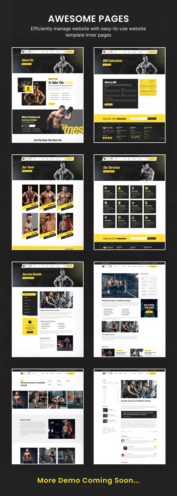 PowerZone - Fitness, Workout & Gym Django Template