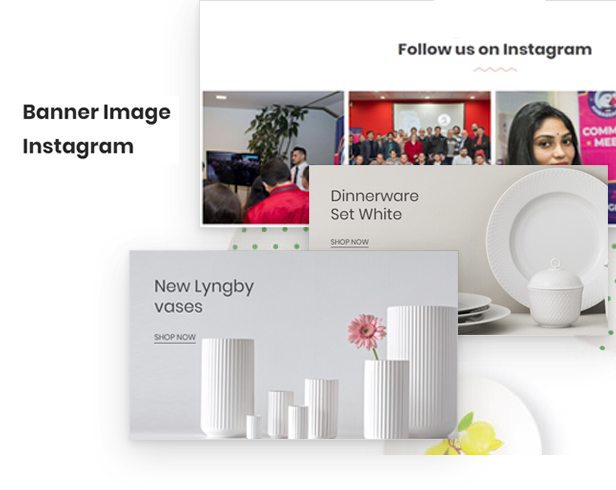 attractive image banner responsive & auto-update newest image boutique instagram