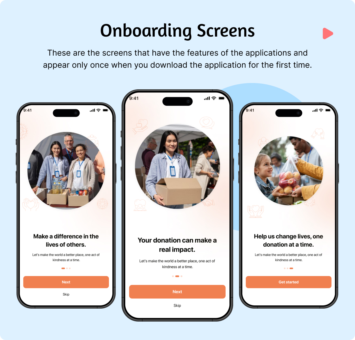CaringHandsApp: Charity Full App in Flutter with Node,js Backend | SupportStream App - 6
