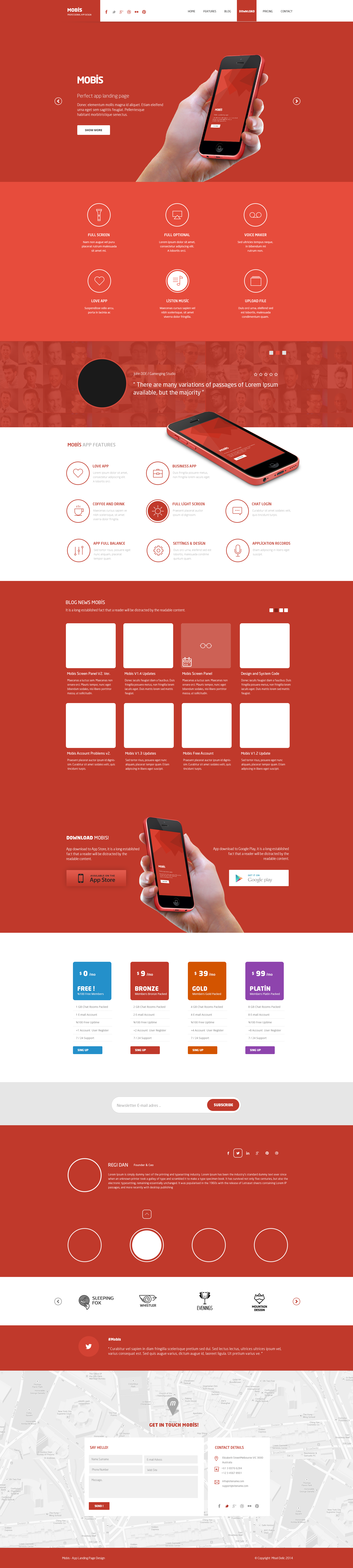 Mobis - App Landing Page - 1