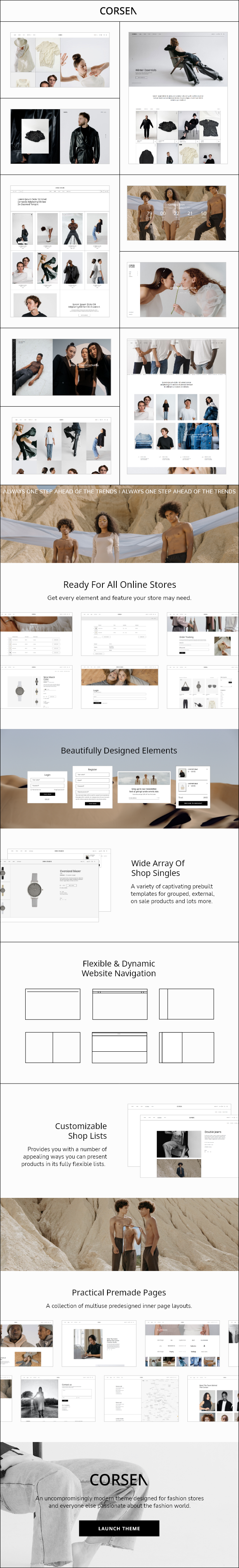 Corsen - Fashion and Clothing Store WordPress Theme - 2