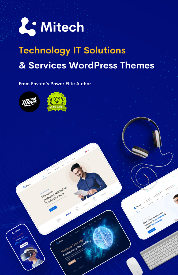 IT Solutions Mitech - Technology, IT Solutions & Service WordPress Theme - IT Service