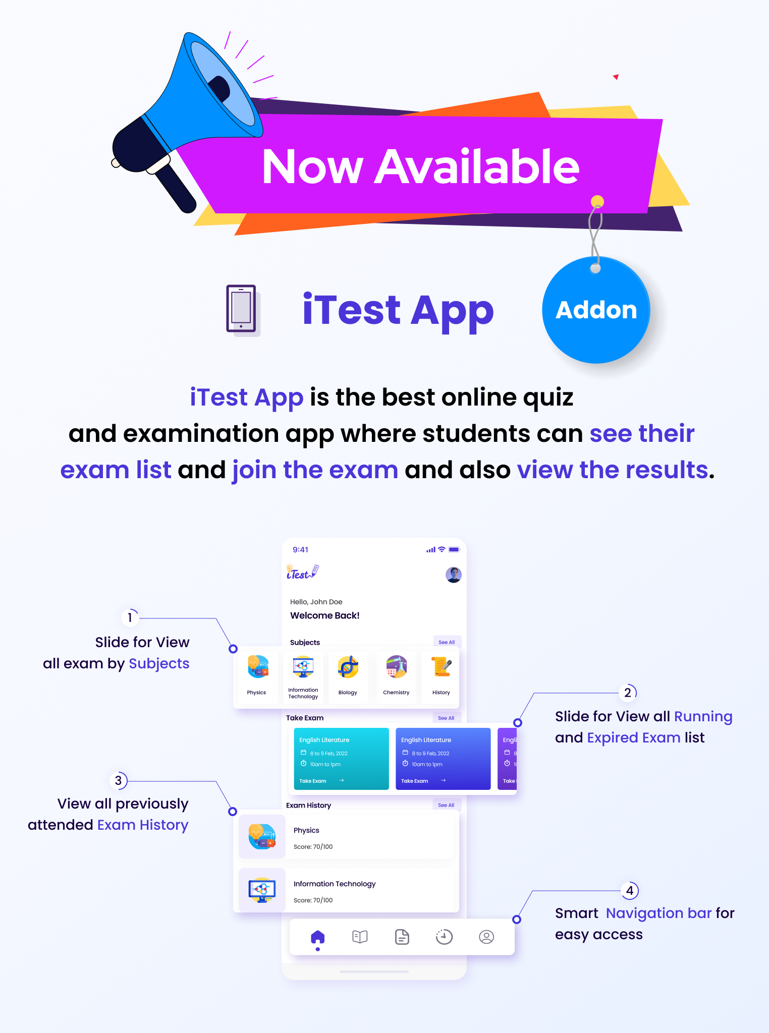 Itest app addon