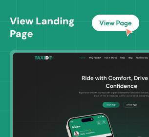 Taxido | Full Solution Taxi Cab Booking with Laravel and React Native