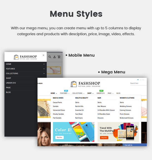Multipurpose Sectioned Drag & Drop  Bootstrap 4 Shopify Theme