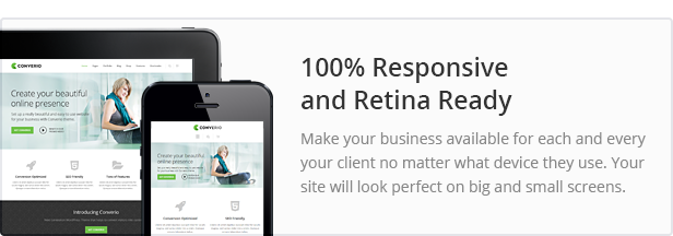 Responsive and Retina Ready