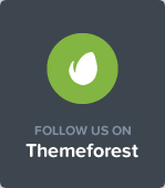 Follow us on ThemeForest