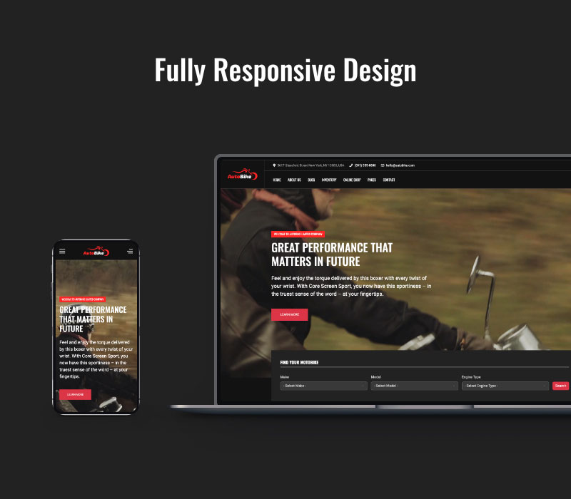 KATOBI - Motorcycle Joomla Template