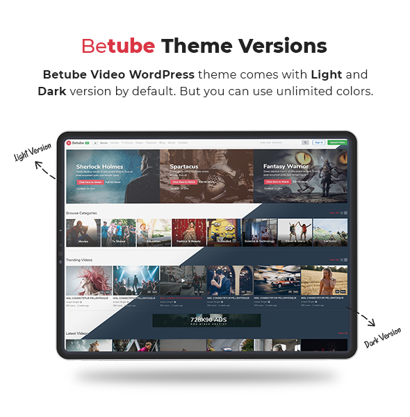 video WordPress theme
