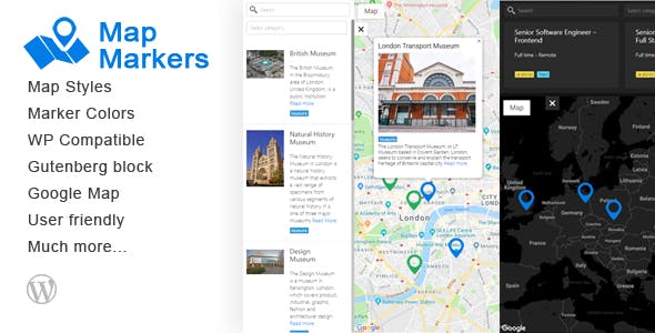 Map Markers - Multipurpose WordPress Plugin