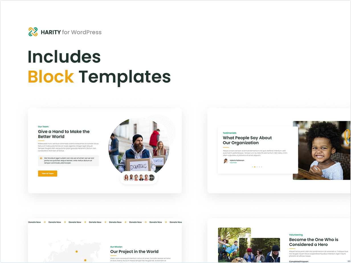 Includes Block Templates