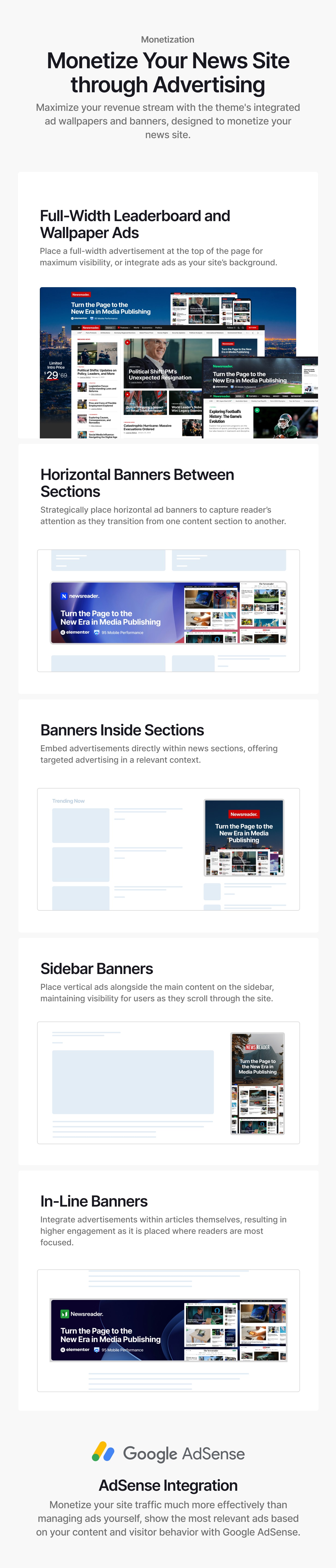 Newsreader - Revolutionary WordPress Theme for Digital Media