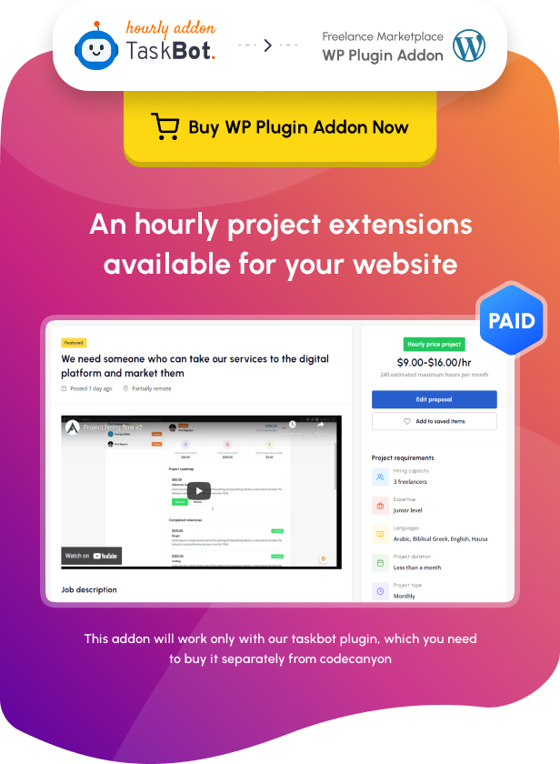 Taskbot - A Freelancer Marketplace WordPress Plugin - 3