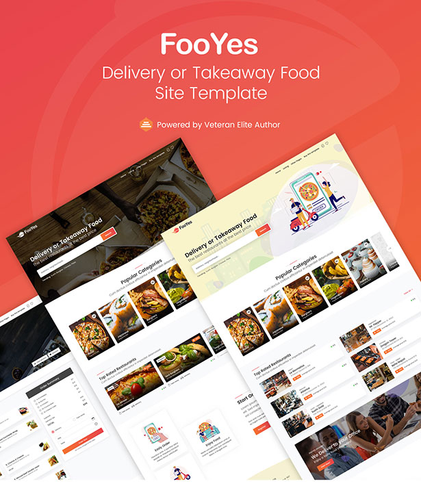 FooYes - Delivery or Takeaway Food Site Template
